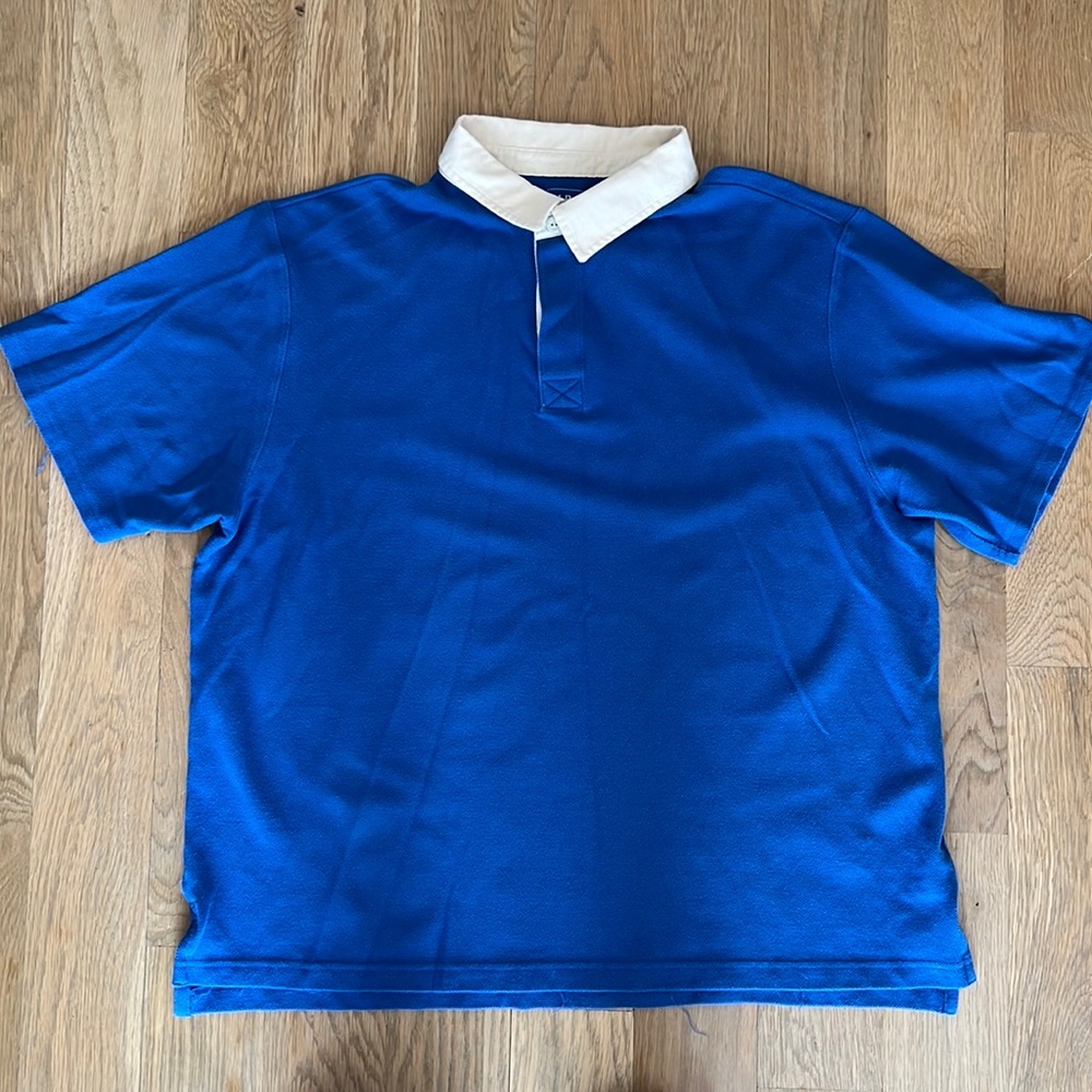 Vintage L.L. Bean Rugby Polo Short Sleave